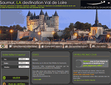 Tablet Screenshot of hotels-saumur.com